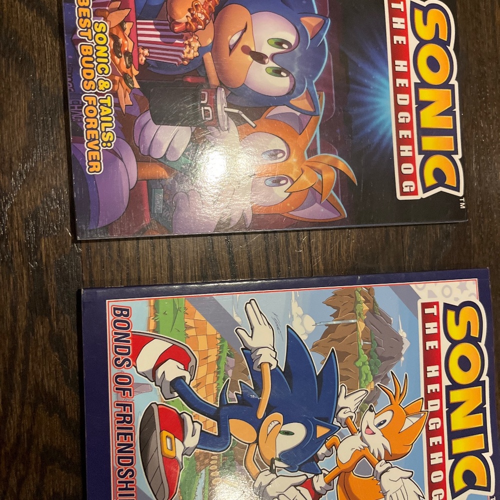 Sonic the hedgehog books